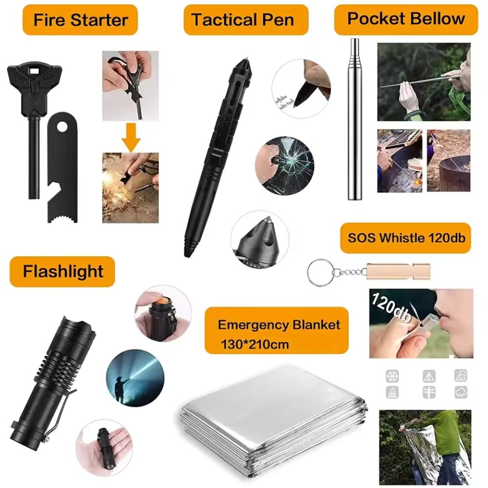 31-in-1 Survival Kit – Multi-Tool Emergency Gear DC-THE CEO