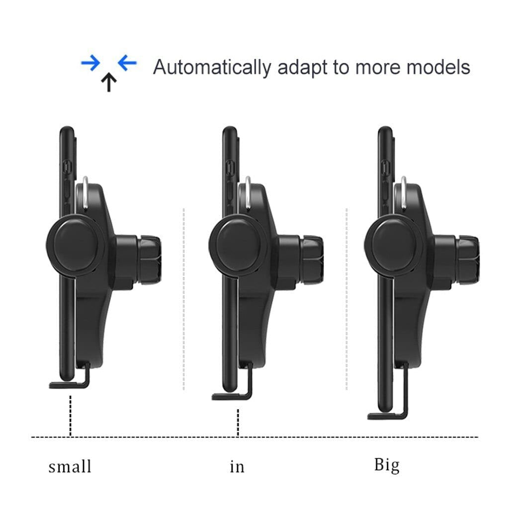10W Wireless Car Charger – Triangle Mount, Auto-Clamping Fast Charging DC-THE CEO