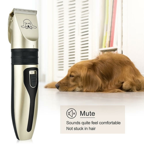 Professional Pet Hair Clipper Set – Low Noise, Rechargeable Dog & Cat Grooming Kit Bright Starz Store
