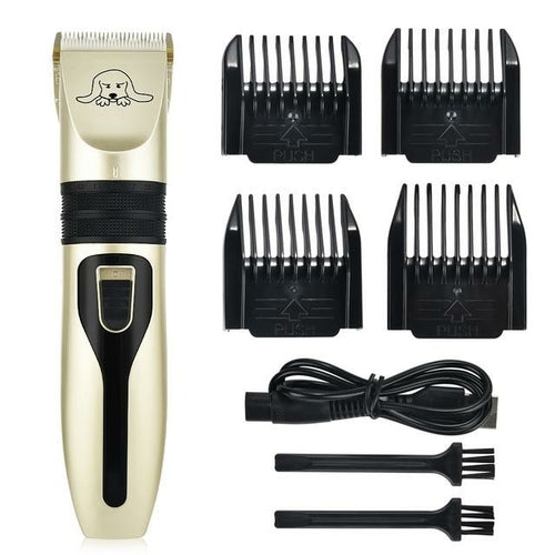 Professional Pet Hair Clipper Set – Low Noise, Rechargeable Dog & Cat Grooming Kit Bright Starz Store