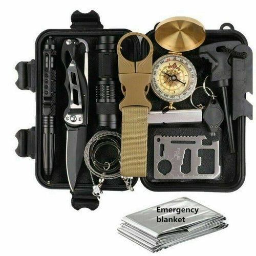 14-in-1 Outdoor Emergency Survival Kit – Camping & Safety Gear Bright Starz Store