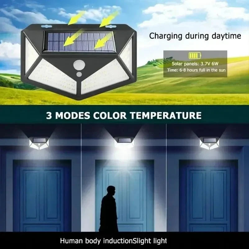Solar Lamp Outdoor – Waterproof LED Garden & Pathway Lighting E-SMARTFR Lighting Supply Store